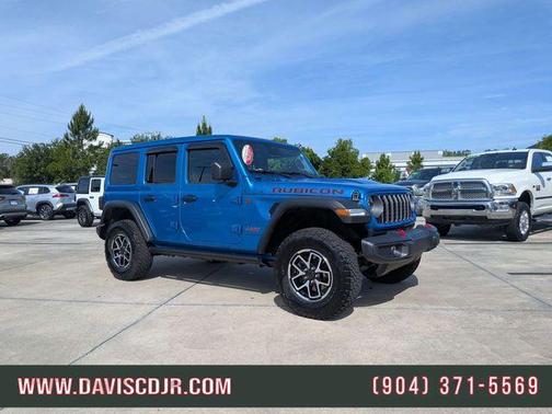 Hydro Blue Pearl 2025 Jeep Wrangler Rubicon