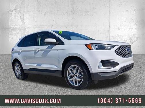 Oxford White 2023 Ford Edge SEL