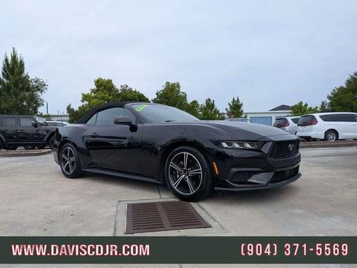 Shadow Black 2024 Ford Mustang EcoBoost Premium