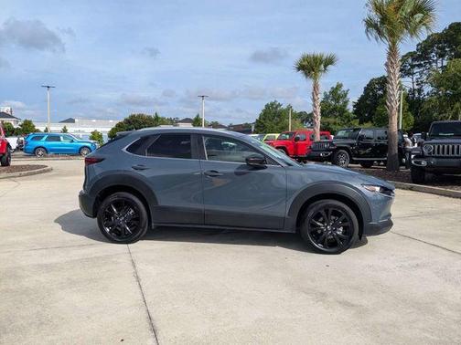 Gray Metallic 2025 Mazda CX-30 2.5 S Carbon Edition