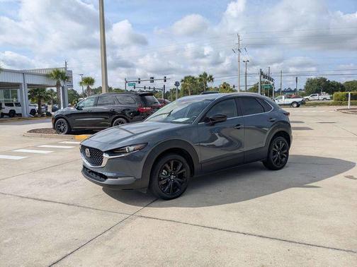 Gray Metallic 2025 Mazda CX-30 2.5 S Carbon Edition
