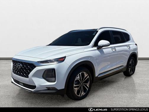 Quartz White 2019 Hyundai SANTA FE Ultimate 2.0T