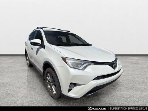 Blizzard Pearl 2017 Toyota RAV4 Limited