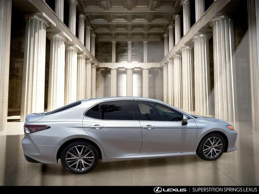 Celestial Silver 2022 Toyota Camry Hybrid XLE