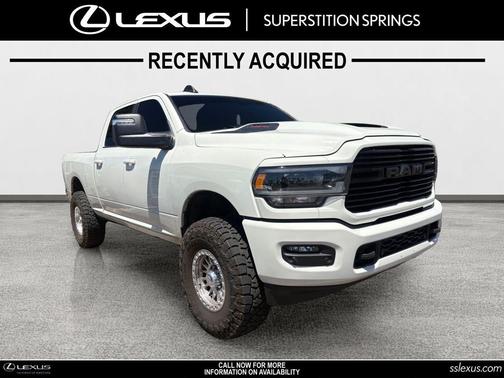 Pearl White 2023 RAM 2500 Laramie