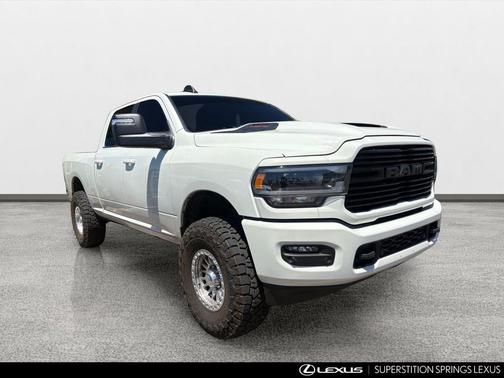 Pearl White 2023 RAM 2500 Laramie