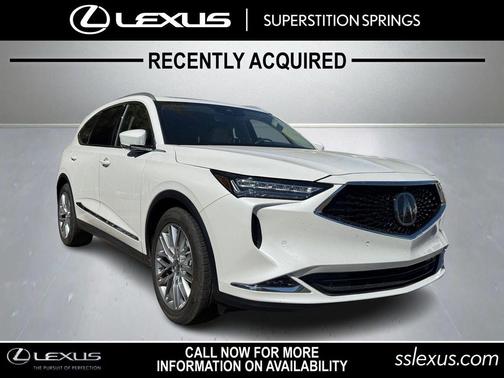 Platinum White Pearl 2022 Acura MDX Advance Package