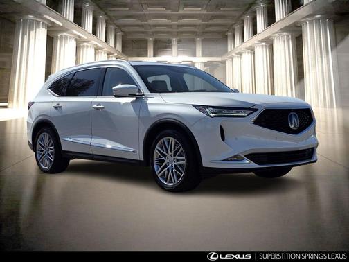 Platinum White Pearl 2022 Acura MDX Advance Package