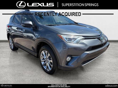 Magnetic Gray 2016 Toyota RAV4 Hybrid Limited