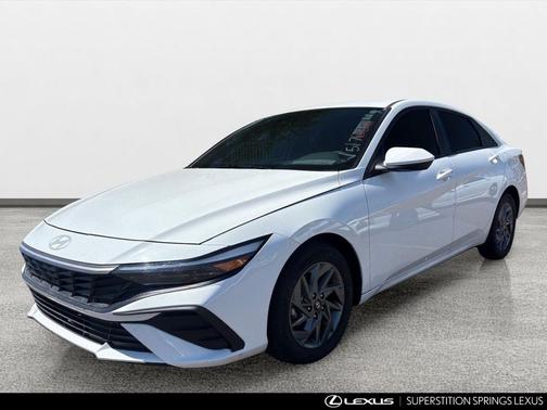 Serenity White 2024 Hyundai ELANTRA SEL