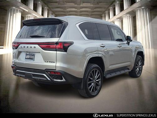 Atomic Silver 2025 Lexus LX 700h F SPORT