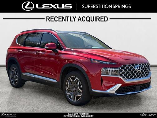 Calypso Red 2023 Hyundai SANTA FE Limited