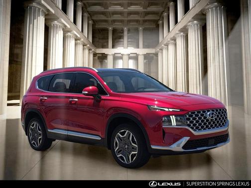 Calypso Red 2023 Hyundai SANTA FE Limited