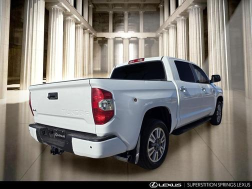 Super White 2017 Toyota Tundra Platinum