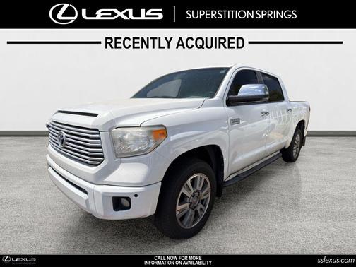 Super White 2017 Toyota Tundra Platinum