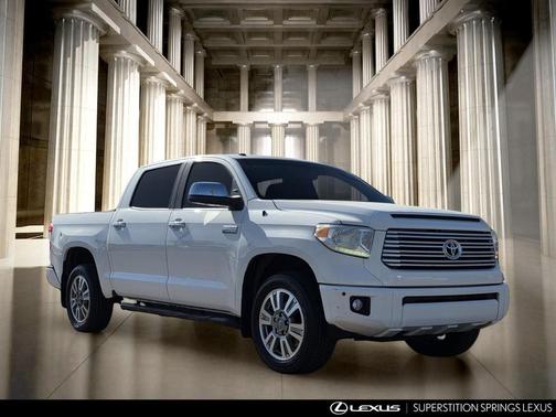 Super White 2017 Toyota Tundra Platinum