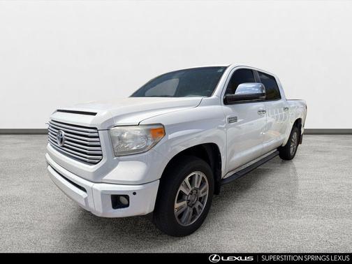 Super White 2017 Toyota Tundra Platinum