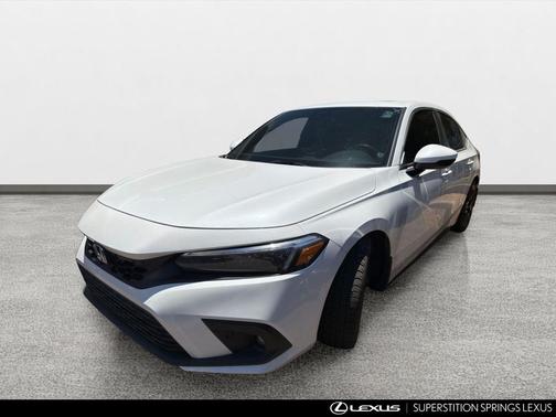Platinum White Pearl 2024 Honda Civic Sport Touring