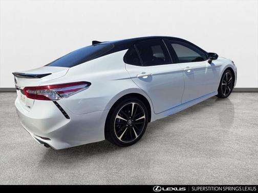 White 2020 Toyota Camry XSE