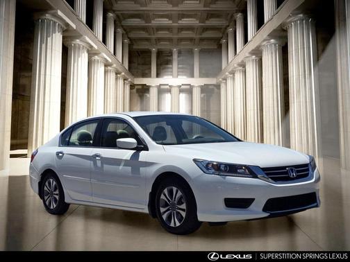 White Orchid Pearl 2014 Honda Accord LX