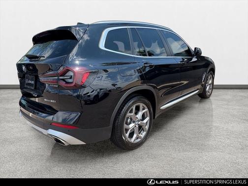 Jet Black 2022 BMW X3 sDrive30i