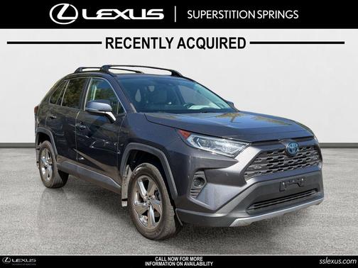 Magnetic Gray 2019 Toyota RAV4 Hybrid Limited