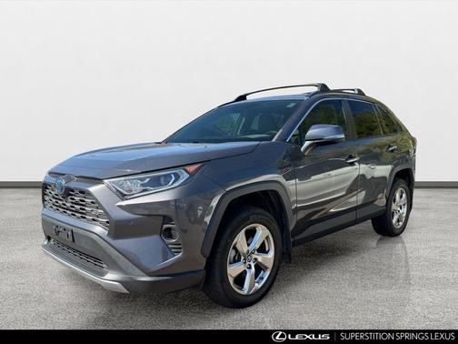 Magnetic Gray 2019 Toyota RAV4 Hybrid Limited