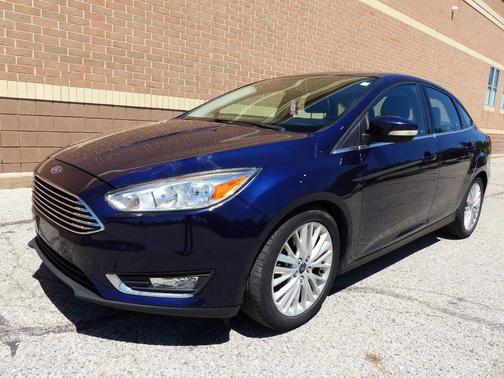 Blue 2017 Ford Focus Titanium