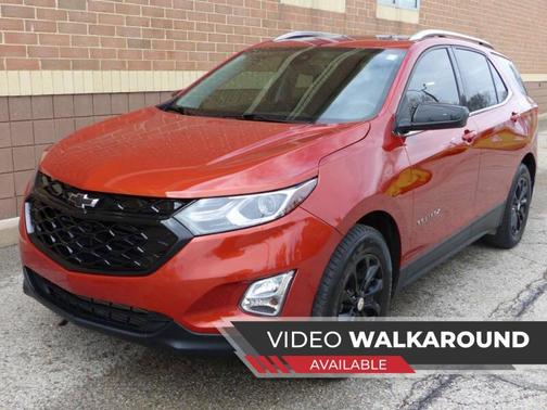 Orange 2020 Chevrolet Equinox 1LT