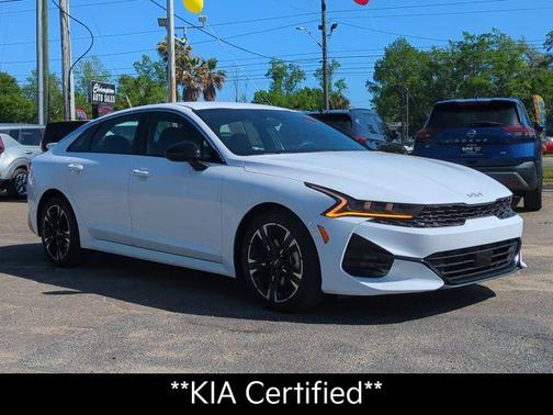 White Pearl 2023 Kia K5 GT-Line