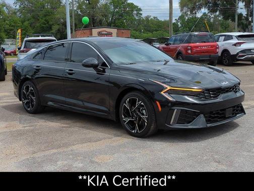 Aurora Black Pearl 2025 Kia K5 GT-Line