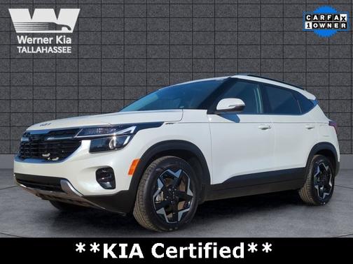 Snow White Pearl 2025 Kia Seltos EX SUV