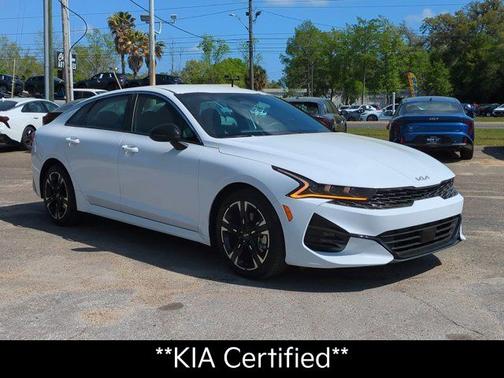 Glacial White Pearl 2023 Kia K5 GT-Line