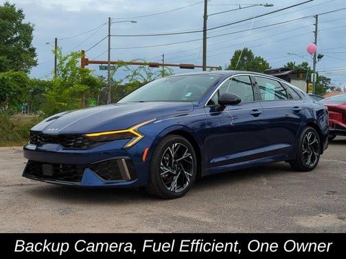 Blue 2025 Kia K5 GT-Line Sedan