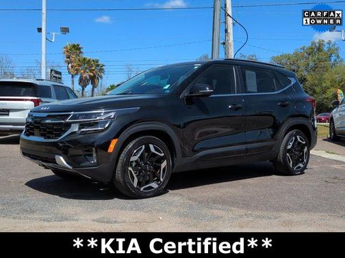 Black 2024 Kia Seltos SX