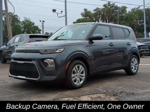 Gray 2021 Kia Soul LX
