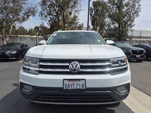 Pure White 2018 Volkswagen Atlas 3.6L SEL