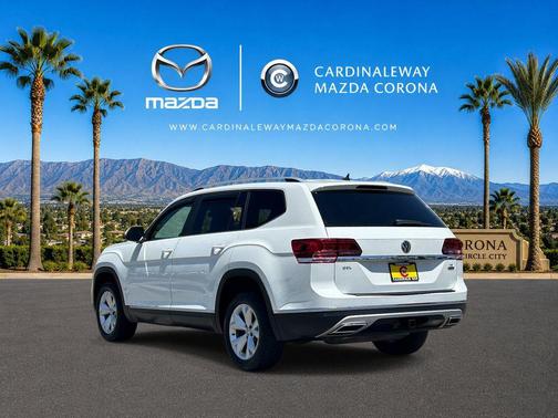 Pure White 2018 Volkswagen Atlas 3.6L SEL
