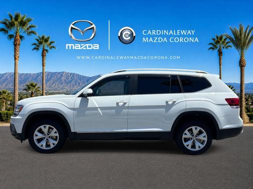 Pure White 2018 Volkswagen Atlas 3.6L SEL