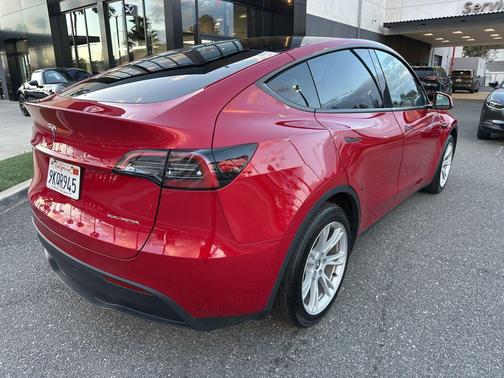 Red Multi-Coat 2023 Tesla Model Y Long Range Dual Motor All-Wheel Drive