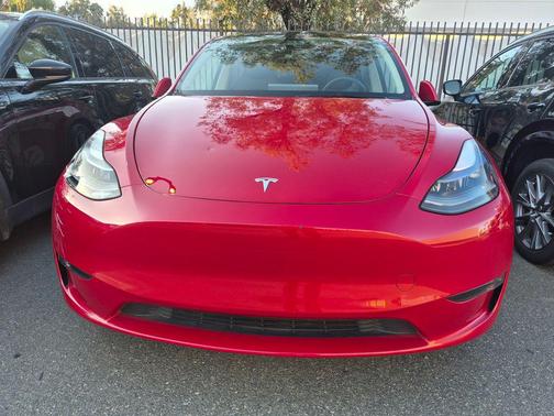 Red Multi-Coat 2023 Tesla Model Y Long Range Dual Motor All-Wheel Drive