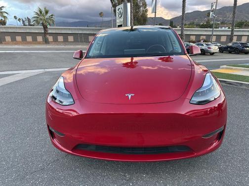 Red Multi-Coat 2023 Tesla Model Y Long Range Dual Motor All-Wheel Drive