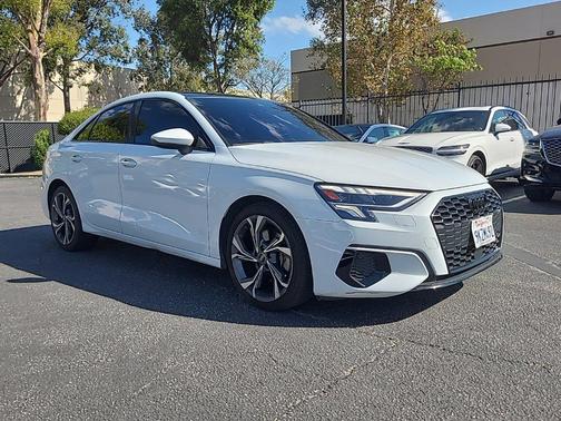 Glacier White Metallic 2023 Audi A3 Premium