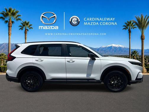 Platinum White Pearl 2026 Honda CR-V Hybrid Sport-L AWD