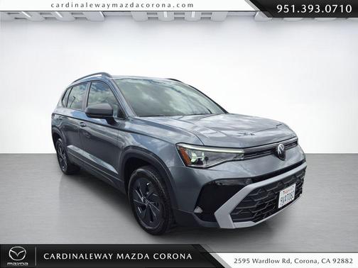 Platinum Gray Metallic 2025 Volkswagen Taos 1.5T S