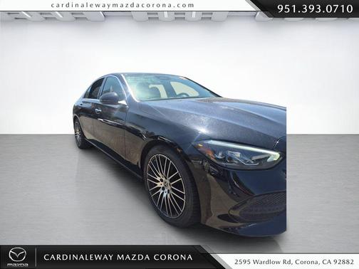 Black 2025 Mercedes-Benz C-Class C 300