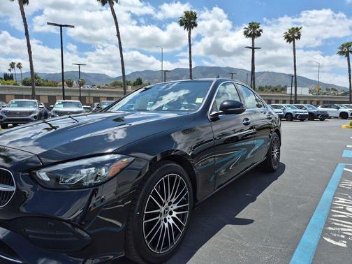 Black 2025 Mercedes-Benz C-Class C 300