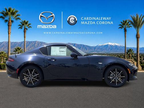 Deep Crystal Blue Mica 2026 Mazda MX-5 Miata RF Grand Touring