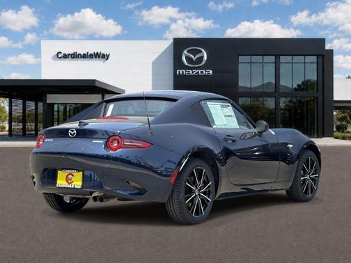 Deep Crystal Blue Mica 2026 Mazda MX-5 Miata RF Grand Touring