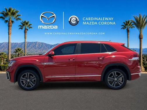 Red Metallic 2021 Volkswagen Atlas Cross Sport 3.6L V6 SE w/Technology R-Line